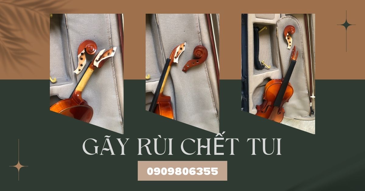 sua violin bi gay can dan violin cello