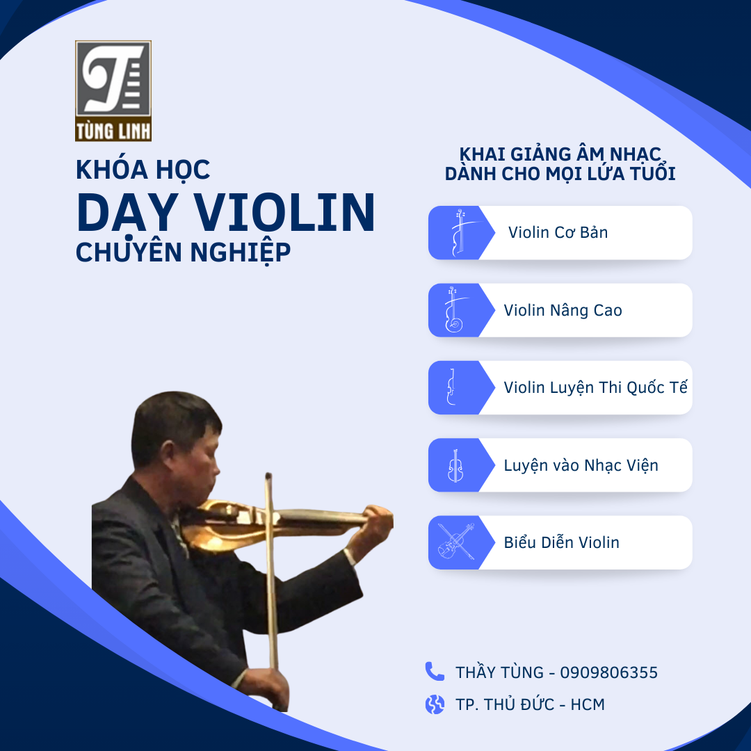 HỌC VIOLIN, DAY VIOLIN LUYEN THI VIOLIN