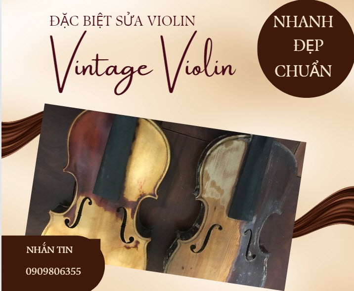 Đánh Vec-ni Đàn Violin Chuyên Nghiệp